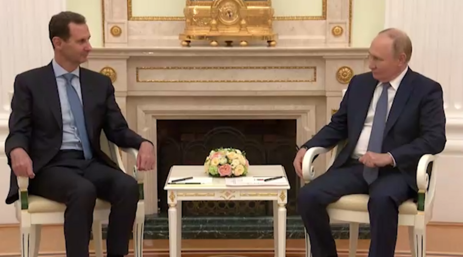 Путин провёл переговоры с Асадом в Кремле