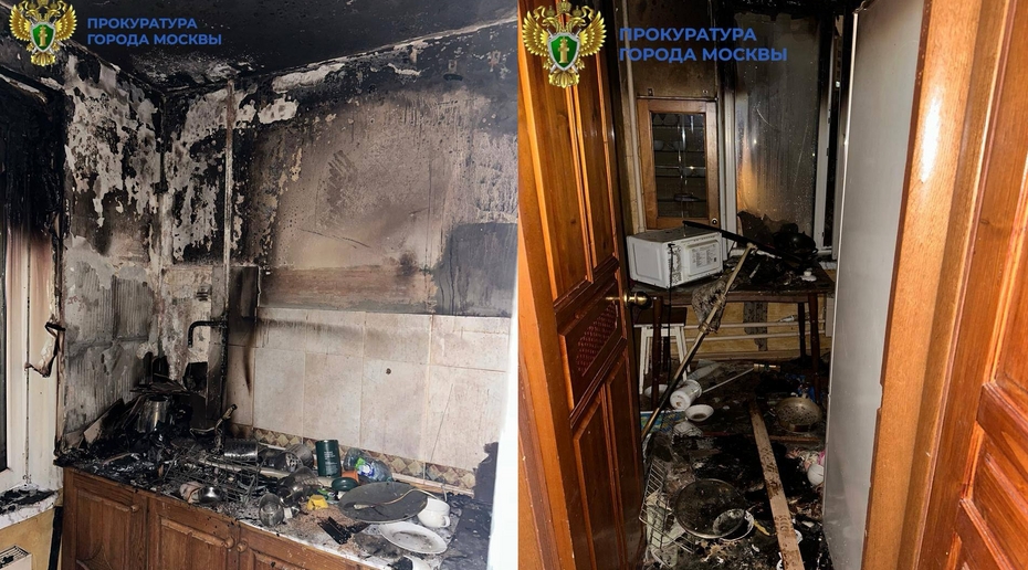 Москвич поджёг квартиру жены из-за ревности