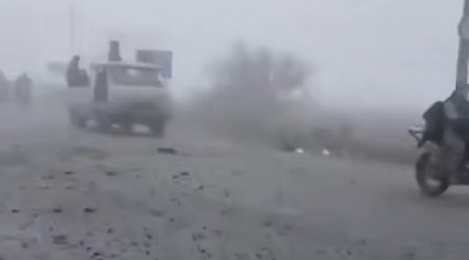 Появилось видео захода техники и бойцов ВС РФ в Красноармейск