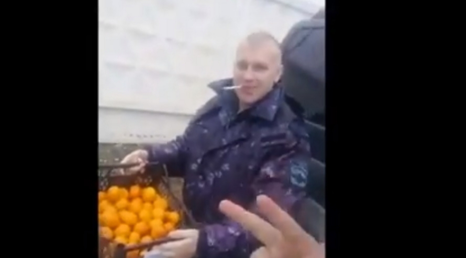 МВД проверит ролик о поездке ингушских ОМОНовцев за мандаринами в Чечню