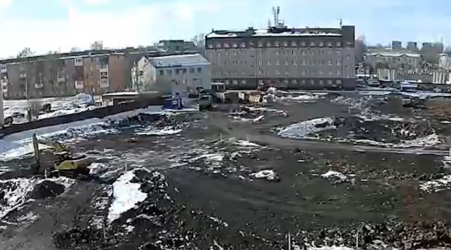 В Кемерове на месте ТЦ "Зимняя вишня" начали строить сквер