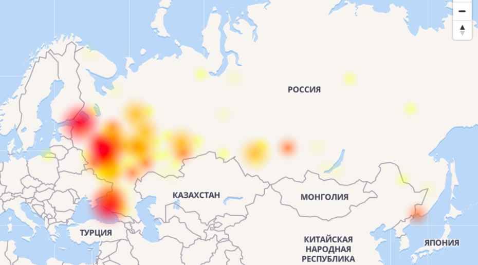 В работе сервисов «Яндекс» произошел масштабный сбой
