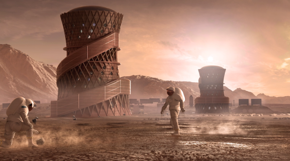 NASA выбрало три варианта жилья для колонизации Марса и других планет