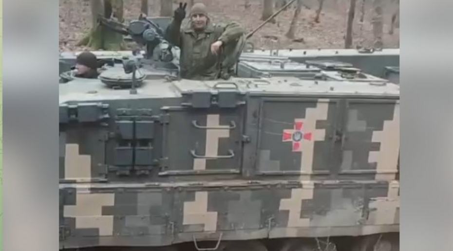 В Сети показали редкую украинскую бронемашину БРЭМ-84 «Атлет»