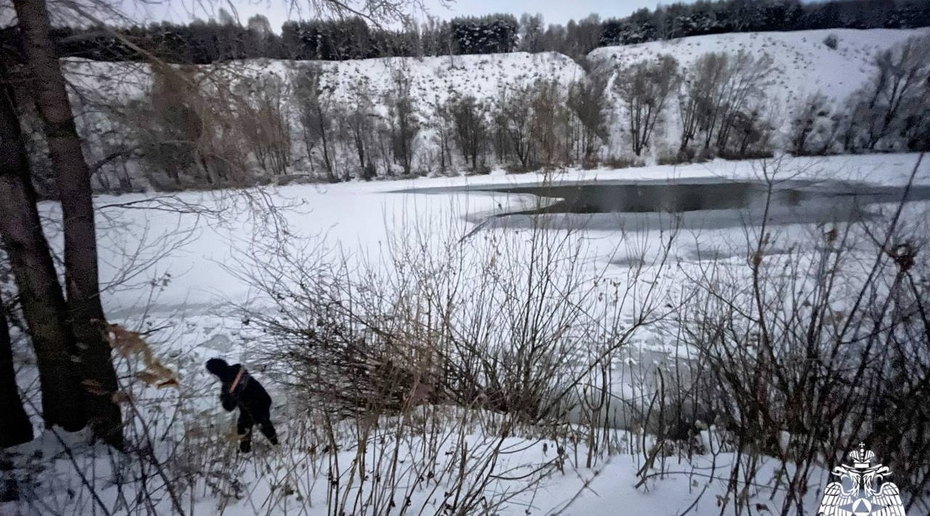 Мальчики провалились под лёд в Новосибирске: операция спасения попала на видео