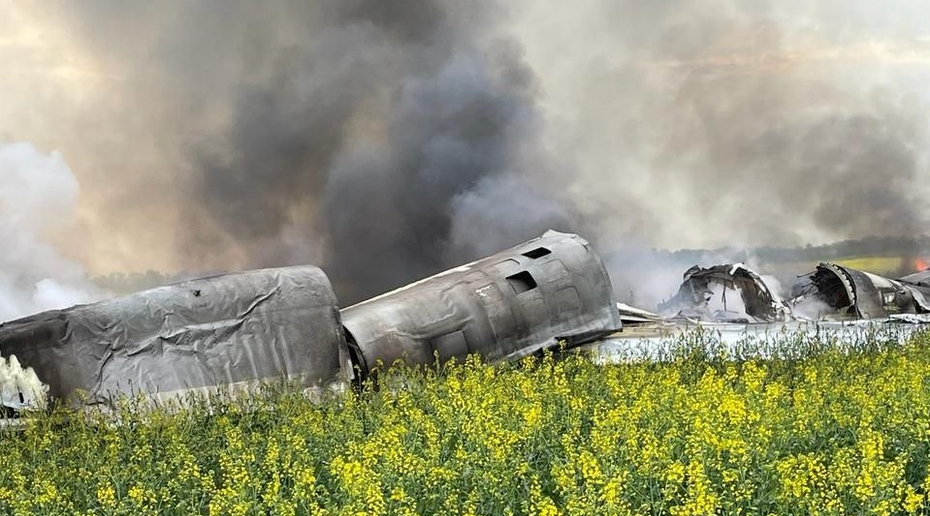 На Ставрополье упал военный самолёт Ту-22М3